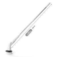 Cepillo De Limpieza Eléctrico Multifuncional Sin Cable Con Mango Largo Y Retráctil Para Baño Material Plástico - details 5