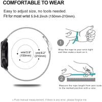 Correa De Reloj De Acero Inoxidable Para Xiaomi Mi Watch Color Pulsera De Metal Compatible Con XIAOMI Nuevo Con Etiquetas - details 24