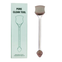 Doble Cabeza Limpiador De Acné Y Quimioscogador De Hierro Fundido Herramienta De Cuidado De La Piel Extractor De Blackhead Beauty Remover Scooper Maquillaje - details 6