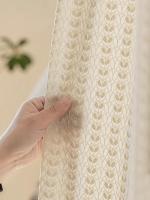 Cortinas Francesas De Gauze Retro Para Sala De Estar Lujo Ligero Cortinas De Ventana De Alta Gama Doble Capa No Incluida - details 3