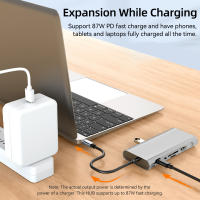 Hub USB C 4K 30Hz Adaptador Tipo C a HDMI Compatible Con USB 3.0 11 En 1 Dock PD 87W Splitter USB C Para MacBook pro Air - details 2