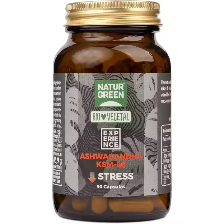 Naturgreen EXPERIENCE Ashwagandha KSM-66 Bio 90 cápsulas - 1