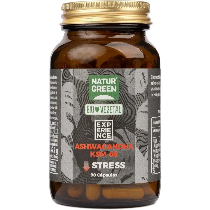 Naturgreen EXPERIENCE Ashwagandha KSM-66 Bio 90 cápsulas - 1