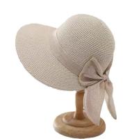 Sombrero De Pescador De Paja Con Cordón Moda Protección Solar Transpirable Para Playa Y Viajes Sombrero De Panama Para Mujer Estilo Casual - details 3