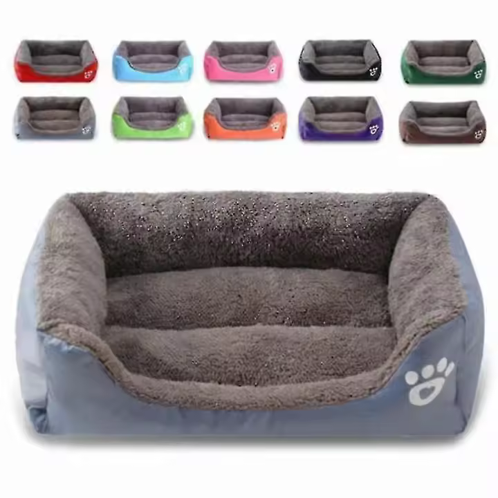 Camas para perros Mascota Extra Grande Cojín Casa Suave Caliente DE LA Perrera Manta Nido Lavable - 1