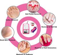Esmalte de Unha, removedor de esmalte, Polidor de Unha, máquin de polimento de Unha, Polidor Elétrico, Ferramentas de esmalte de Unha - details 3