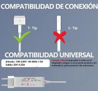 Cargador 45W T-Tip Compatible con Mac Book Air, Adaptador de Corriente para Mac Book Air, Cargador Fuente de alimentación Compatible con Mac Air 11" 13" de Mediados de 2012 2013 2014 2015 2017, （A1436/ A1466/ A1465） - details 0