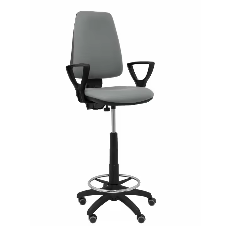 Taburete Elche CP bali gris brazos fijos - 1