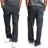 Pantalones De Entrenamiento Para Hombres Cargo Street Pantalones Largos Transpirables Para Fitness Gimnasio Running Y Ejercicio - details 4