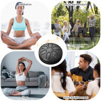 Steel Tongue Drum De 3 Pulgadas Con 6 Notas Instrumento De Percusión Para Meditación Y Yoga Mini Handpan Drum Con Mallets Incluidos - details 13
