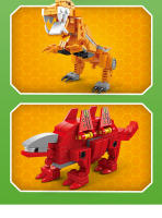 Robot Deformable De 6 En 1 Con Bloques De Construcción STEM Dinosaurio Juguete De Puzzle Para Niños Regalo Educativo Para Edad 6-12 Años - details 6