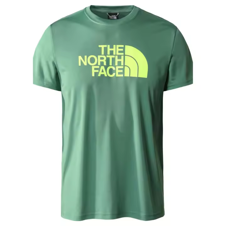 Camiseta de Manga Corta The North Face Reaxion para hombre en color verde - 1