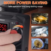 Máquina de soldadura portátil MMA-250, soldador eléctrico de arco inversor, corriente ajustable, compacta, con caja de almacenamiento de herramientas Herramienta de Soldadura Eléctrica de Precisión - details 4