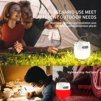 Luces de campamento, luces de campamento multifuncionales al aire libre, 4 modos de iluminación, luces de emergencia domésticas, luces de carpa de Ambiente de emergencia recargables - details 1