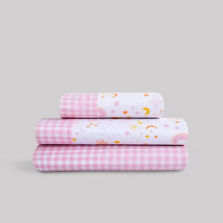 LlarTextil Juego de Sábanas Infantil Primavera / Verano Estampadas Princesa  Durabilidad + Suavidad  Fundas de Almohada Incluidas - 1