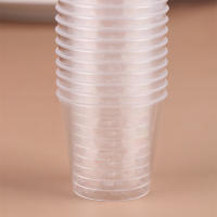 50Pcs Copas De Postre Mini Desechables De 30ML En Plástico Transparente Para Fiestas De Cumpleaños Picnics Y Prueba De Comida En La Cocina - details 16