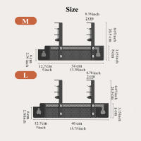 Gestiòn De Cables Extensible Sin Perforar Con Soporte De Metal Y Enchufe Retráctil Para Escritorio Organizador De Cordones - details 12