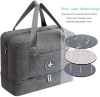 Bolsa de deporte, Unisex, con compartimento para Zapatos, Bolso de Mano, 20 L, impermeable, para viaje, de gran capacidad, portátil, para Gimnasio y Entrenamiento - details 1