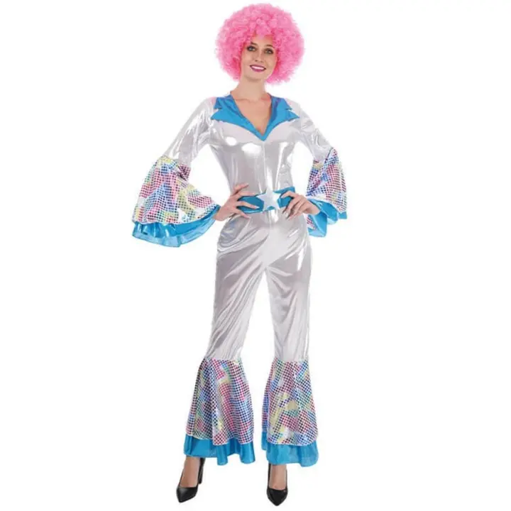 Disfraz de Disco Abba Deluxe para mujer (Partilandia) - 1