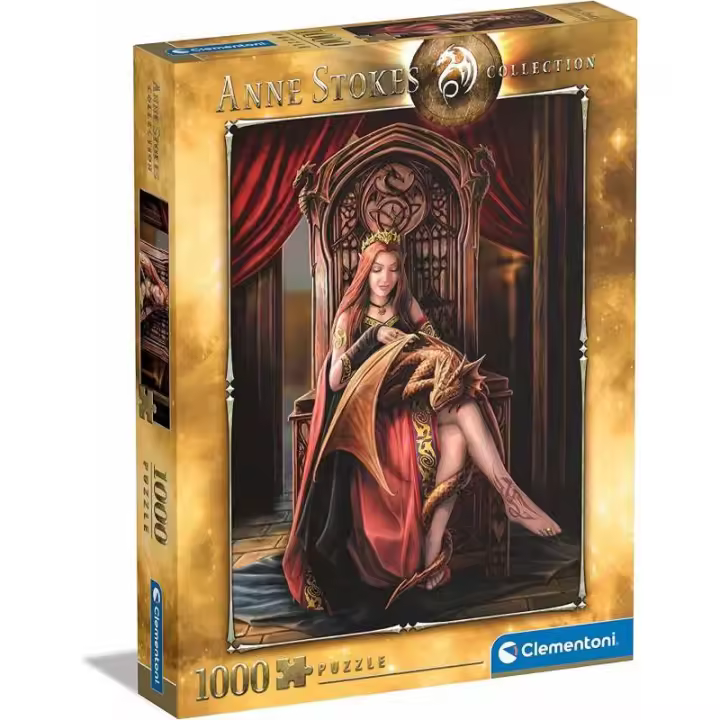 PUZZLE 1000 PIEZAS ANNE STOKES FRIENDS FOREVER DE CLEMENTONI - 1