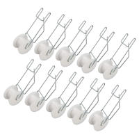 10pcs Gancho De Rueda Para Tomates En Acero Galvanizado Y PP Resistente Al Calor Espacioso 15m Hilo De Vinilo Para Cultivo De Cucú - details 1
