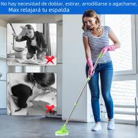 Cepillo Multifuncional De Limpieza Para Baño Y Cocina Con Esponja Y Telescopio Pincel De Vidrio Ajustable Y Ligero Herramienta De Limpieza Para Esquinas Del Hogar Y Ventanas De Coche - details 7