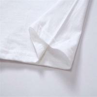 Camiseta De Algodón 100% Para Hombre Verano Manga Corta Cuello Redondo Suave Ajuste Básico Camiseta De Estilo Casual - details 5
