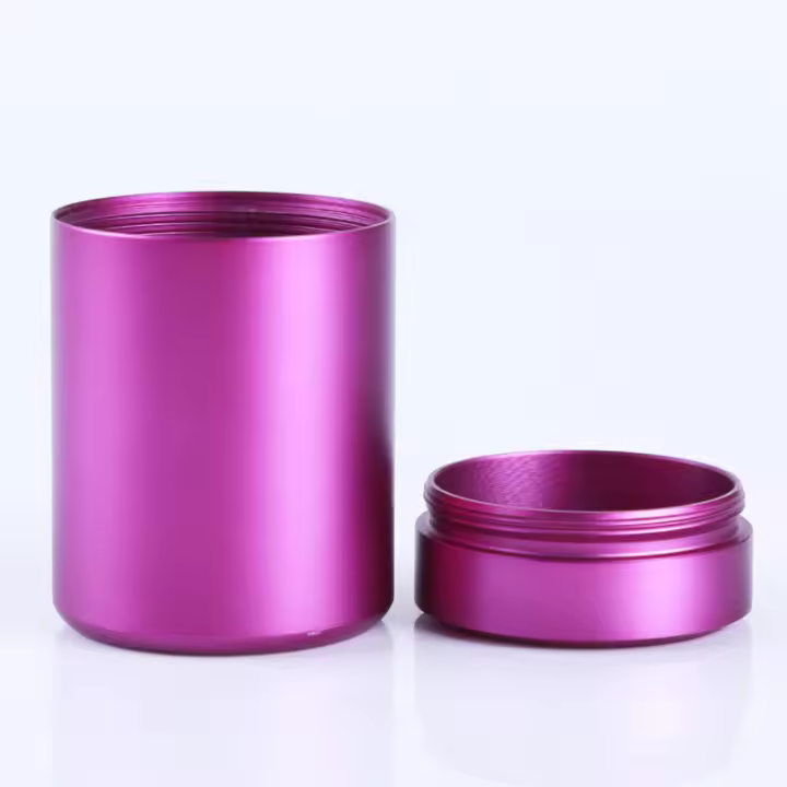 Caja De Té Portátil De Aluminio Mini Caja De Metal Para Regalo Caja De Almacenamiento Para Viajes Al Aire Libre Caja Sellada Para Café Y Azúcar - 1