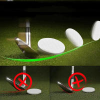 Bola De Golf Plana Para Principiantes Portátil Para Oficina Y Hogar Entrenador De Precisión De Golpe Swing TPE Accesorios Para Práctica De Golf - details 3