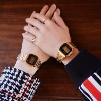 Reloj Casio A159WGEA-1 - Elegancia Retro en Dorado unisex con cronómetro 1/100s, alarma diaria y resistencia al agua - details 1