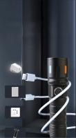 Linterna LED De Alta Potencia Con 4 Modos De Luz Recargable Rápido Aleación De Aluminio Zoomable Antigolpes Ultra Brillante Para Emergencias - details 3