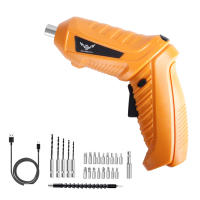 Destornillador Eléctrico Sin Cable Amarillo Con Conjunto De Brocas Recargable Torque Rotativo Para Proyectos De Mejora Doméstica DIY - details 2
