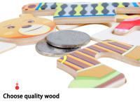 Puzzle Educativo De Madera Animal Montessori Con Cambio De Ropa Juego De Aventura Para Niños Y Niñas Edad 3-12 Años - details 7
