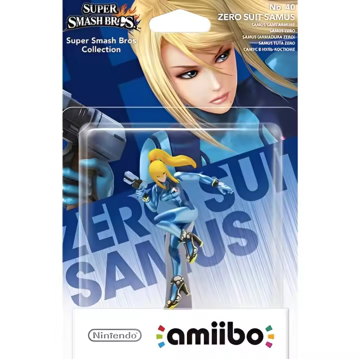 Amiibo Zero Suit Samus - Nintendo - Nuevo Precintado - 1