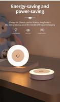 Lámpara De Pared Inalámbrica LED Redonda Con Sensor Táctil Y Función Dimmer Recargable USB Para Decoración De Dormitorio Pasillo Armario - details 8