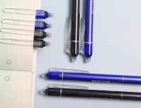 Juego De Bolígrafos Gel Retráctiles Con Recambios 0.5mm Punta Bola Tinta Negra Azul Borrable Con Eraser Integrado Suministros De Oficina Examens Stationery - details 3