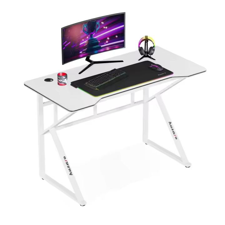 Huzaro Hero 1.6 - Escritorio Gaming Blanco - 1.6 Metros - 1