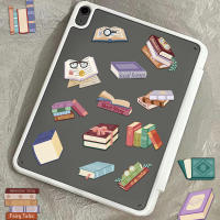 8PCS Pegatinas Creativas De Libros Retro Para Teléfono Móvil Y Computadora Resistentes Al Agua Estilo DIY Notebook - details 6
