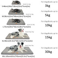 Cama De Peluche Corta Para Perro Grande Con Cierre Desmontable Antideslizante Manta De Mascota De Alta Elasticidad Para Gatos - details 0