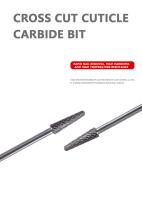 HYTOOS Broca De Carburo En Forma De Cono Para Limpiar Cutículas Y Eliminar Base De Gel Accesorio Para Manicura Eléctrica 3/32 - details 0