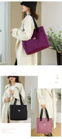 Bolso De Hombro Nylon Impermeable Gran Capacidad Bolso Tote Para Trabajo Escuela Y Viaje Ligero Y Práctico Para Mujer - details 17