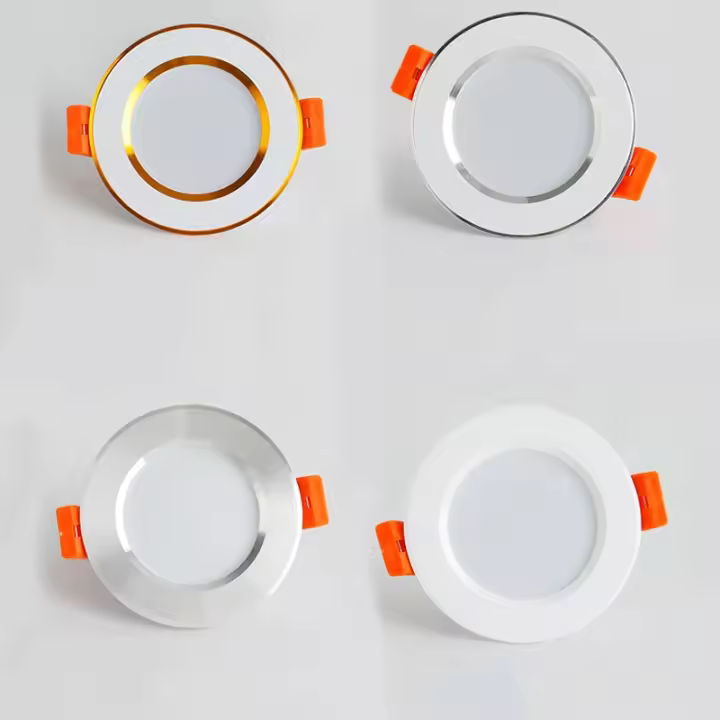 Bombeo LED De Techo Recubierto 220V Ajustable En Tres Colores 5W 7W 9W 12W 15W Lámpara Fría Y Cálida Blanca Para Sala De Estar - 1