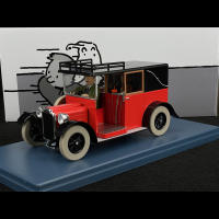 Moulinsart Tintin Coche Escala 1/24 El Taxi a Eastdown La isla negra Nº62 - details 1