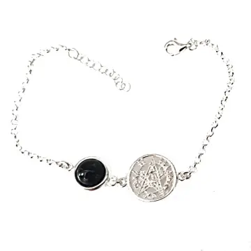 Pendentif Tétragrammaton En Argent 925 - 3 Cm De Diamètre, Neuf Avec Chaîne