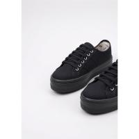 victoria BARCELONA PLATAFORMA LONA MONOCROMO Deportivas Con Plataforma Mujer Negro - details 1