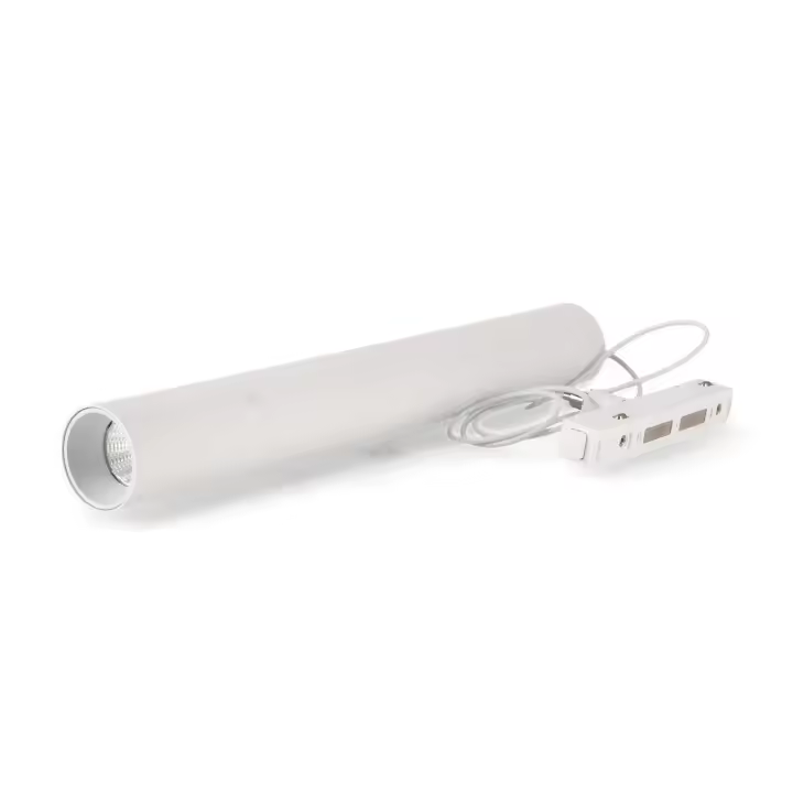 IluminaShop - Lampara Colgante Blanca II 10W para Carril Magnetico Detail Chip Osram 48V Monofasico CRI 90 UGR 17 Serie Detail - 1