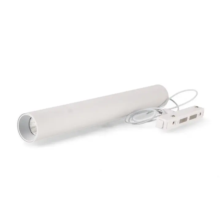 IluminaShop - Lampara Colgante Blanca II 10W para Carril Magnetico Detail Chip Osram 48V Monofasico CRI 90 UGR 17 Serie Detail - 1