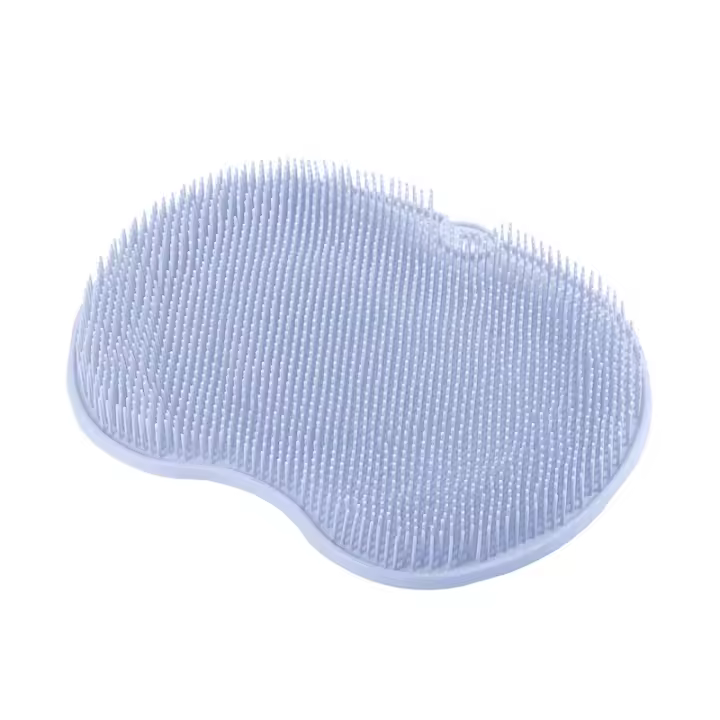 Pulgar De Silicona Reutilizable Para Limpieza De Pared Y Masaje En La Bañera Escobilla De Ducha Con Masajeador De Pies Mat De Masaje Para El Baño - 1