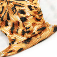 Bragas De Natación Para Hombre En Blanco Con Estampado De Leopardo Moda Verano Deporte Playa Traje De Baño Sexy Surf - details 11