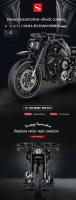 Bloques De Construcción Técnicos Para Motocicleta Modelo MOC Duke Harleys Carreras De Motocicletas Juguetes Para Niños Regalo Bloques De Vehículo Pequeño Compatible Con Lego ABS Sin Batería - details 0